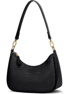 Women B-black Hobo Bag Cute Retro Clutch Underarm Shoulder Purse